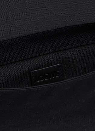 Detail View - Click To Enlarge - LOEWE - Mini Flex Canvas Suede Messenger Bag