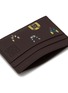 Detail View - Click To Enlarge - LOEWE - Cats Leather Plain Cardholder