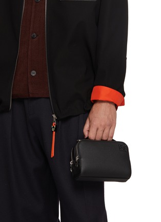 Front View - Click To Enlarge - LOEWE - Mini Essential Camer Leather Shoulder Bag