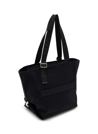 Detail View - Click To Enlarge - LOEWE - Flex Zipped Canvas Suede Tote Bag