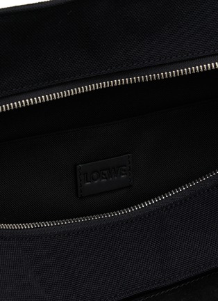 Detail View - Click To Enlarge - LOEWE - Flex Zipped Canvas Suede Tote Bag