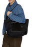 Figure View - Click To Enlarge - LOEWE - Flex Zipped Canvas Suede Tote Bag