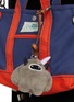 Front View - Click To Enlarge - BAZ & FRIENDS - Grumpy Mini Plush Bag Charm