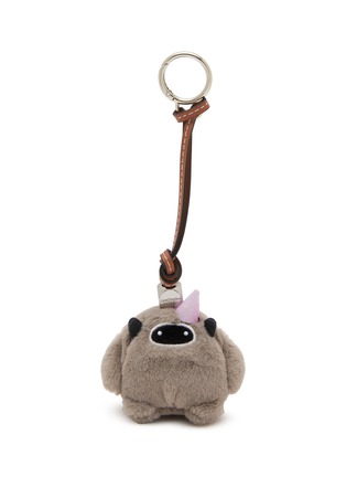 Main View - Click To Enlarge - BAZ & FRIENDS - Grumpy Mini Plush Bag Charm