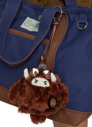 Front View - Click To Enlarge - BAZ & FRIENDS - Overthinker Mini Plush Bag Charm Tote