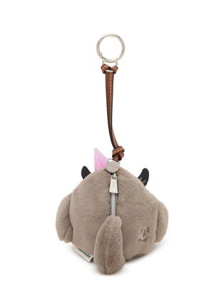 Detail View - Click To Enlarge - BAZ & FRIENDS - Grumpy Mini Plush Bag Charm Tote