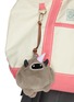 Front View - Click To Enlarge - BAZ & FRIENDS - Grumpy Mini Plush Bag Charm Tote