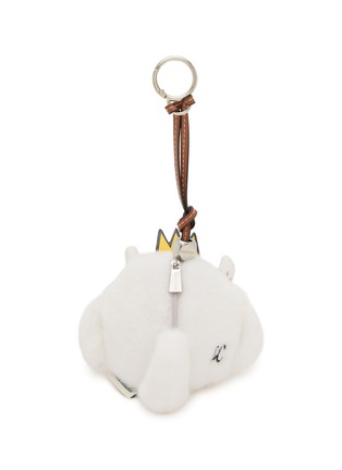 Detail View - Click To Enlarge - BAZ & FRIENDS - Drama Queen Mini Plush Bag Charm Tote