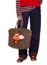 Figure View - Click To Enlarge - BAZ & FRIENDS - Multi-Tasker Mini Plush Bag Charm Tote