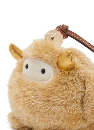 Detail View - Click To Enlarge - BAZ & FRIENDS - Cha-Ching Mini Plush Bag Charm Tote