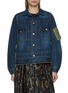 SACAI Hybrid Dark Wash Denim Jacket