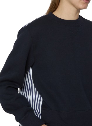  - SACAI - Sponge Sweat Pleated Back Top