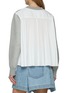 Back View - Click To Enlarge - SACAI - Sponge Sweat Pleated Back Top