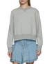 SACAI Sponge Sweat Pleated Back Top