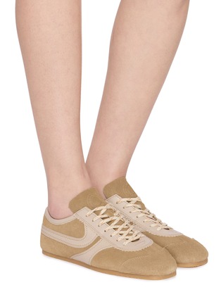 Figure View - Click To Enlarge - DRIES VAN NOTEN - Lace Up Leather Women's Sneakers