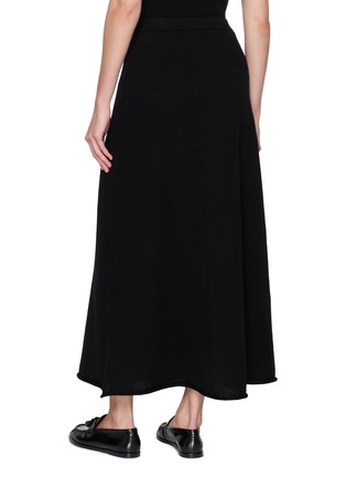 Back View - Click To Enlarge - THE ELDER STATESMAN - Jersey Cashmere Knit Maxi Skirt