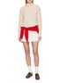 Figure View - Click To Enlarge - THE ELDER STATESMAN - Glacier Textured Mockneck Cashmere Knit Sweater