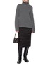 Figure View - Click To Enlarge - THE ELDER STATESMAN - Flow Mockneck Cashmere Knit Sweater