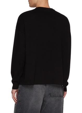 Back View - Click To Enlarge - LOEWE - Slanted Anagram Pocket Sweater