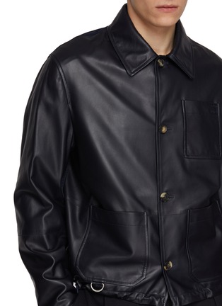  - LOEWE - Workwear Hybrid Leather Jacket
