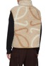 Back View - Click To Enlarge - LOEWE - Anagram Jacquard Wool Blend Fleece Vest