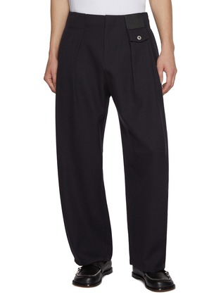 Main View - Click To Enlarge - LOEWE - Cavalry Wool Twill Pleated Pants