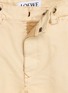  - LOEWE - Turn Up Leather Anagram Patch Pocket Shorts