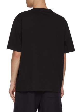 Back View - Click To Enlarge - LOEWE - X Louis Wain Cat Anagram Embroidery Cotton T-Shirt