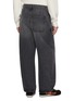 Back View - Click To Enlarge - LOEWE - Coin Pocket Pleated Cotton Denim Jeans
