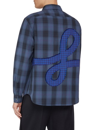 Back View - Click To Enlarge - LOEWE - Fil Coupe L Cotton Shirt