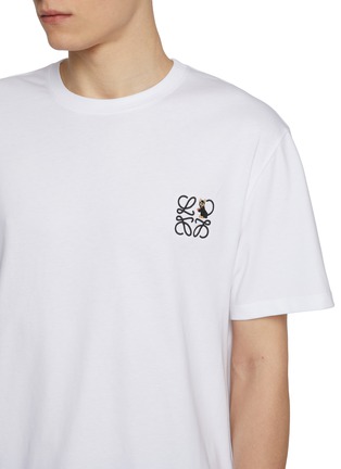  - LOEWE - X Louis Wain Cat Anagram Embroidery Cotton T-Shirt