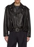 LOEWE Padded Balloon Leather Biker Jacket