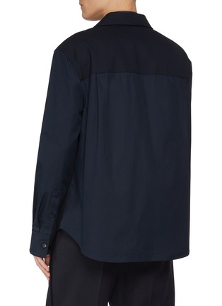 Back View - Click To Enlarge - LOEWE - Hybrid Cotton Wool Blazer