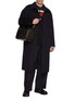 Figure View - Click To Enlarge - LOEWE - Anagram Pocket Double Face Wool Cashmere Coat