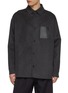 LOEWE Wool Cashmere Leather Pocket Overshirt