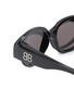 Detail View - Click To Enlarge - BALENCIAGA - Superbusy Acetate Round Sunglasses