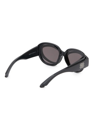 Figure View - Click To Enlarge - BALENCIAGA - Superbusy Acetate Round Sunglasses