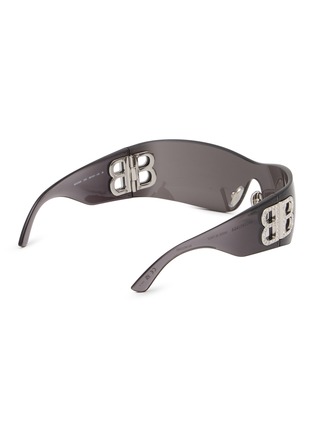 Figure View - Click To Enlarge - BALENCIAGA - Bossy Mask Sunglasses