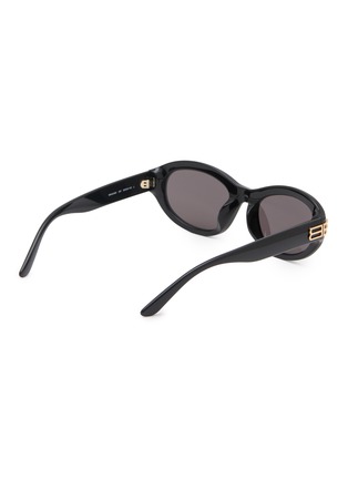 Figure View - Click To Enlarge - BALENCIAGA - Casino Recycled Acetate Round Sunglasses