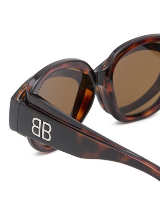 Detail View - Click To Enlarge - BALENCIAGA - Superbusy Acetate Round Sunglasses