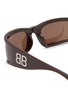 Detail View - Click To Enlarge - BALENCIAGA - Sunset Acetate Rectangle Sunglasses