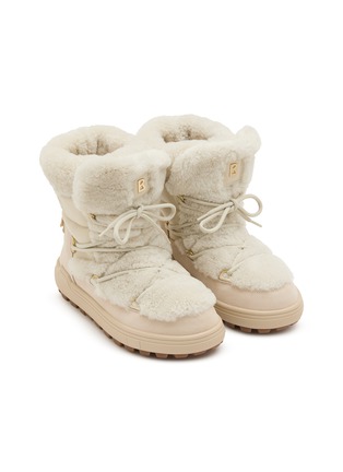 Detail View - Click To Enlarge - BOGNER - Chamonix 10 Suede Leather Shearling Snow Boots