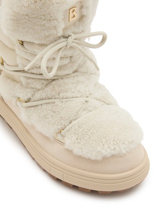 Detail View - Click To Enlarge - BOGNER - Chamonix 10 Suede Leather Shearling Snow Boots