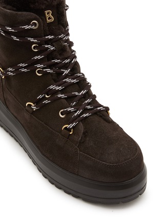 Detail View - Click To Enlarge - BOGNER - Antwerp 27 Suede Leather Shearling Ankle Boots