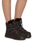 Figure View - Click To Enlarge - BOGNER - Antwerp 27 Suede Leather Shearling Ankle Boots