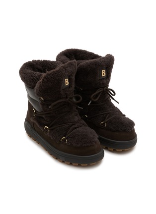 Detail View - Click To Enlarge - BOGNER - Chamonix 10 Suede Leather Shearling Snow Boots