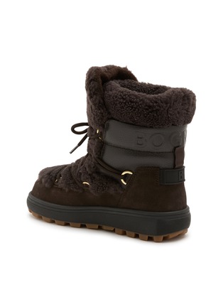  - BOGNER - Chamonix 10 Suede Leather Shearling Snow Boots