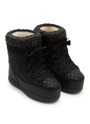 Detail View - Click To Enlarge - BOGNER - La Plagne 18 Quilted Leather Snow Boots