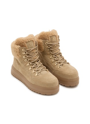 Detail View - Click To Enlarge - BOGNER - Antwerp 23 Suede Leather Shearling Ankle Boots