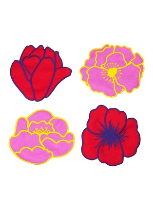 Detail View - Click To Enlarge - PIECEWORK - Flower Cocktail Napkins